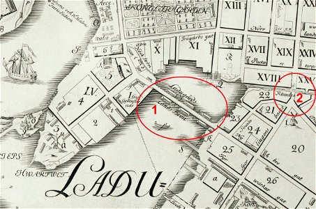 Ladugårdslandsbron 1733