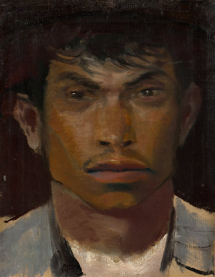 Ladislav Mednyánszky - Head of a Gypsy - O 758 - Slovak National Gallery