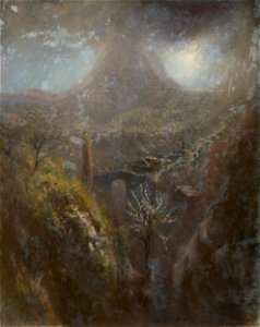 Ladislav Mednyánszky - Italian Mountain Landscape - O 4213 - Slovak National Gallery