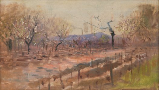 Ladislav Mednyánszky - Jarná krajina (Jar v ovocnom sade) - O 2819 - East Slovak Gallery