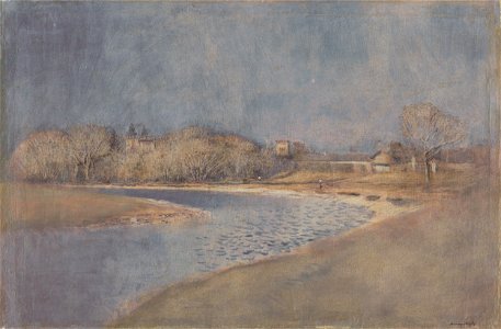 Ladislav Mednyánszky - Pohľad na Strážky - M 372 - Gallery of Spiš Artists