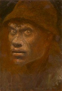Ladislav Mednyánszky - Hlava tuláka - O 1882 - Slovak National Gallery