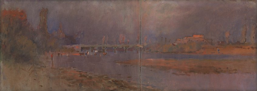 Ladislav Mednyánszky - Pri rieke - O 863 - East Slovak Gallery