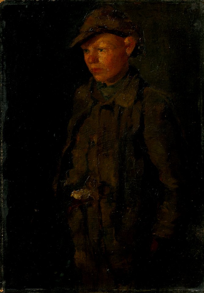 Ladislav Mednyánszky - Standing Boy - O 898 - Slovak National Gallery