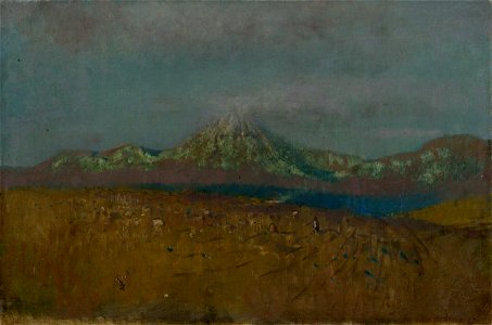 Ladislav Mednyánszky - Digging out Potatoes under the Tatras - O 4973 - Slovak National Gallery