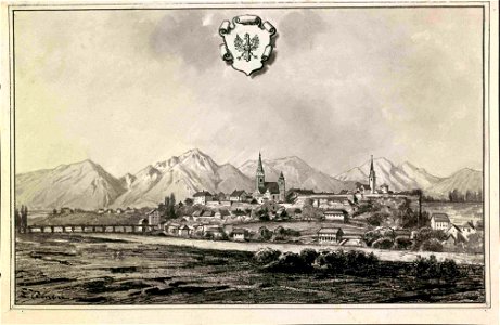 Ladislav Benesch - Kranj, zgoraj grb Kranjske