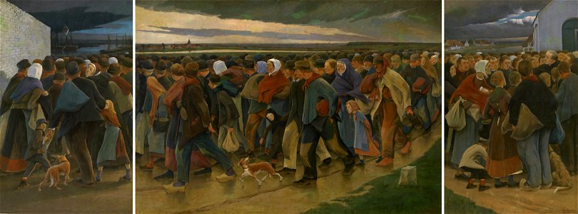 Eugène Laermans - Landverhuizers (KMSKA)