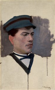 Ladislav Mednyánszky - Portrét mladého muža - O 6739 - Slovak National Gallery