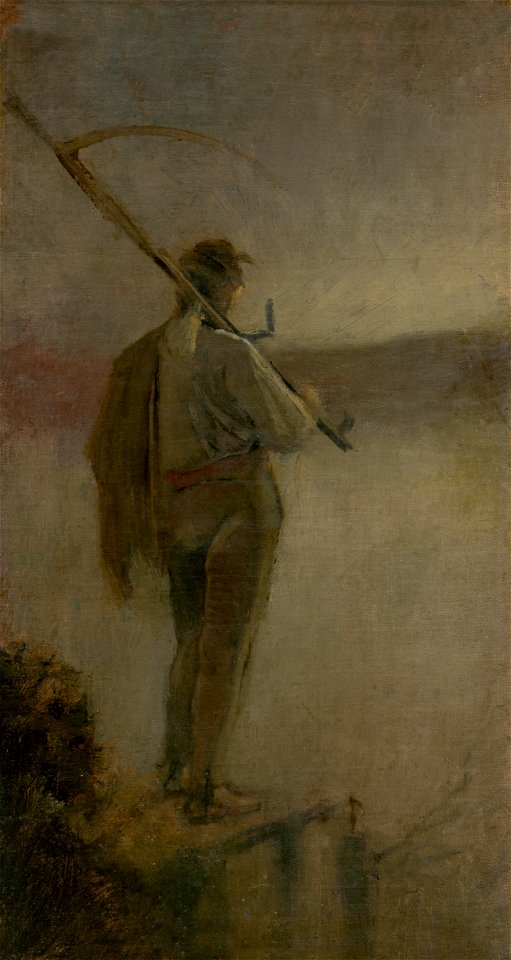 Ladislav Mednyánszky - Kosec pri rieke - O 7146 - Slovak National Gallery