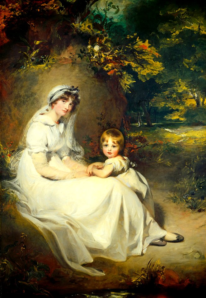Lady Mary Templetown and Her Eldest Son