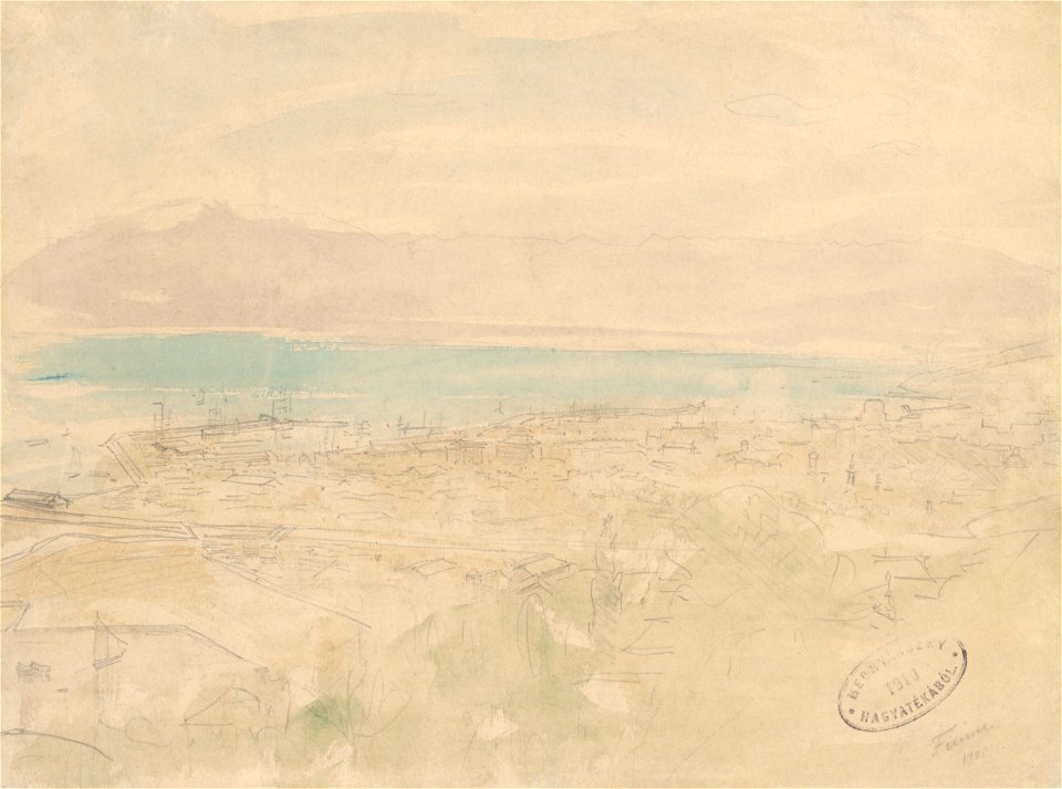 Ladislav Mednyánszky - View on Rijeka - K 1978-a,b - Slovak National Gallery