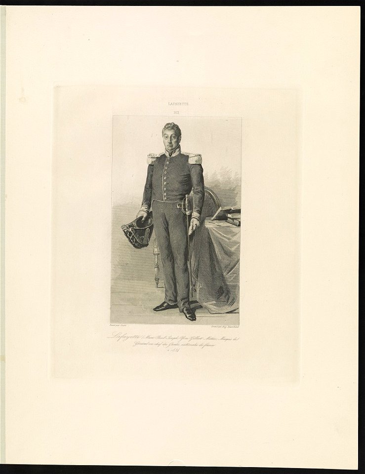 Lafayette - peint par Court ; gravé par Aug. Blanchard. LCCN2013646734