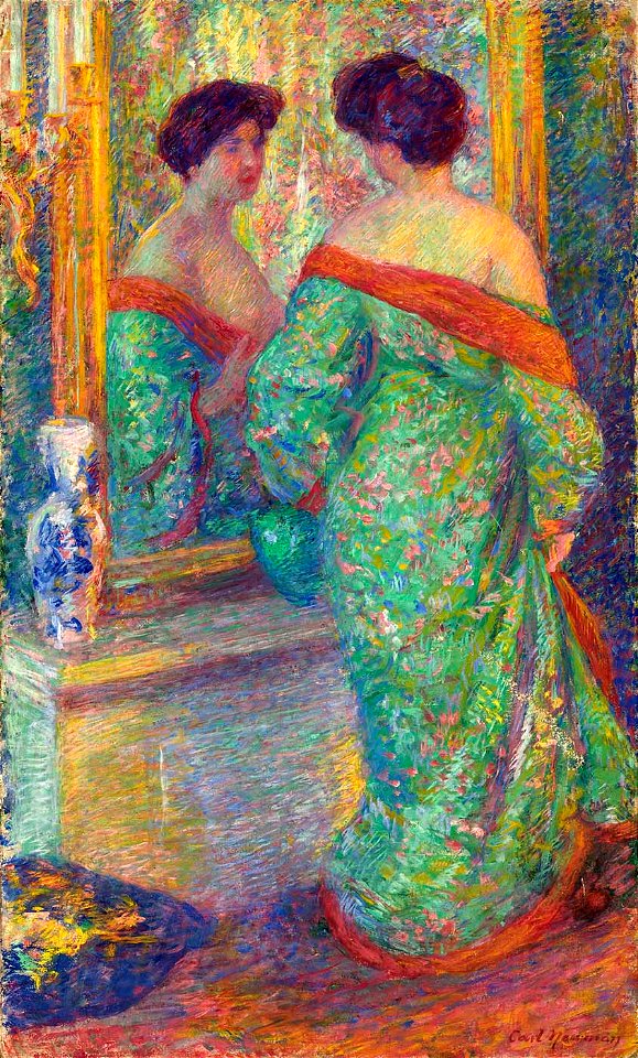 Lady Reflected in Mirror 1968.121.3 1a