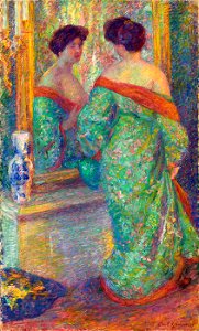 Lady Reflected in Mirror 1968.121.3 1a