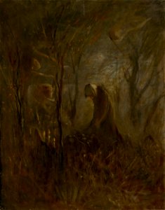Ladislav Mednyánszky - Modlitba nad hrobom - O 3858 - Slovak National Gallery