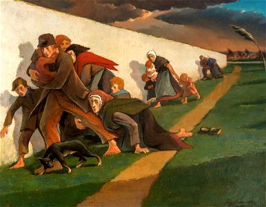 Laermans, Fuyant l'orage