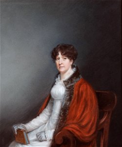 Lady William Cavendish-Bentinck (c 1783-1843), by Ellen Sharples (1769-1849). Free illustration for personal and commercial use.