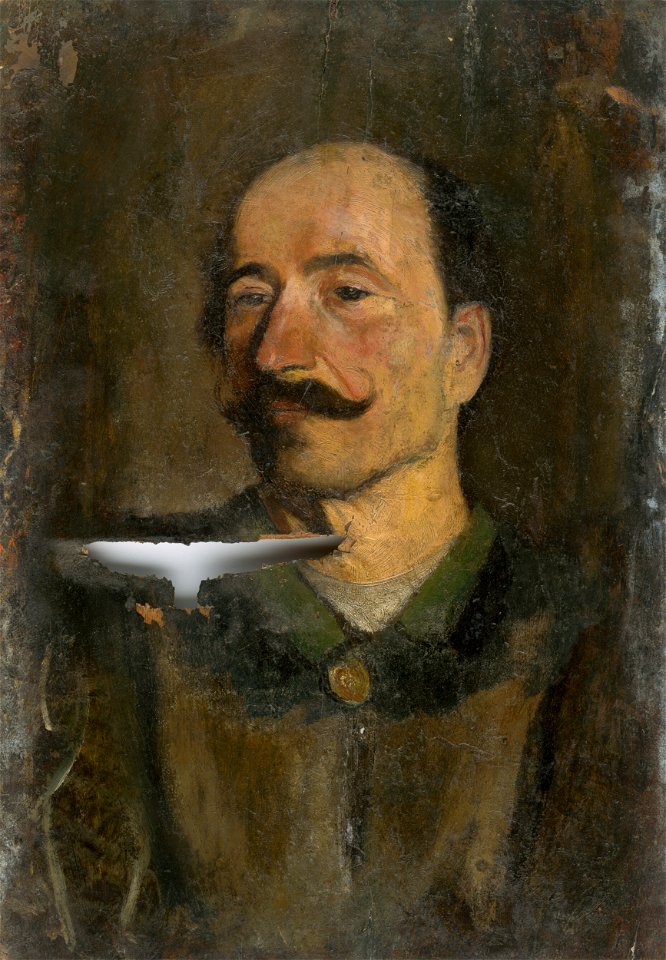 Ladislav Mednyánszky – pravdepodobne - Portrét muža - O 6783 - Slovak National Gallery