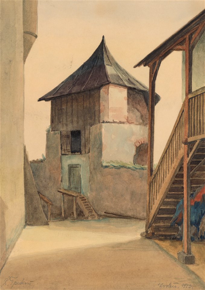 Ladislav Treskoň - Zvolen Castle Bastion - K 1046 - Slovak National Gallery