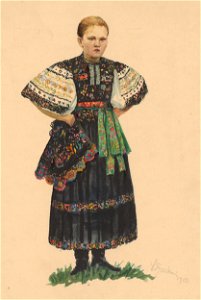 Ladislav Treskoň - Dora Konôpka from Očová - K 3520 - Slovak National Gallery