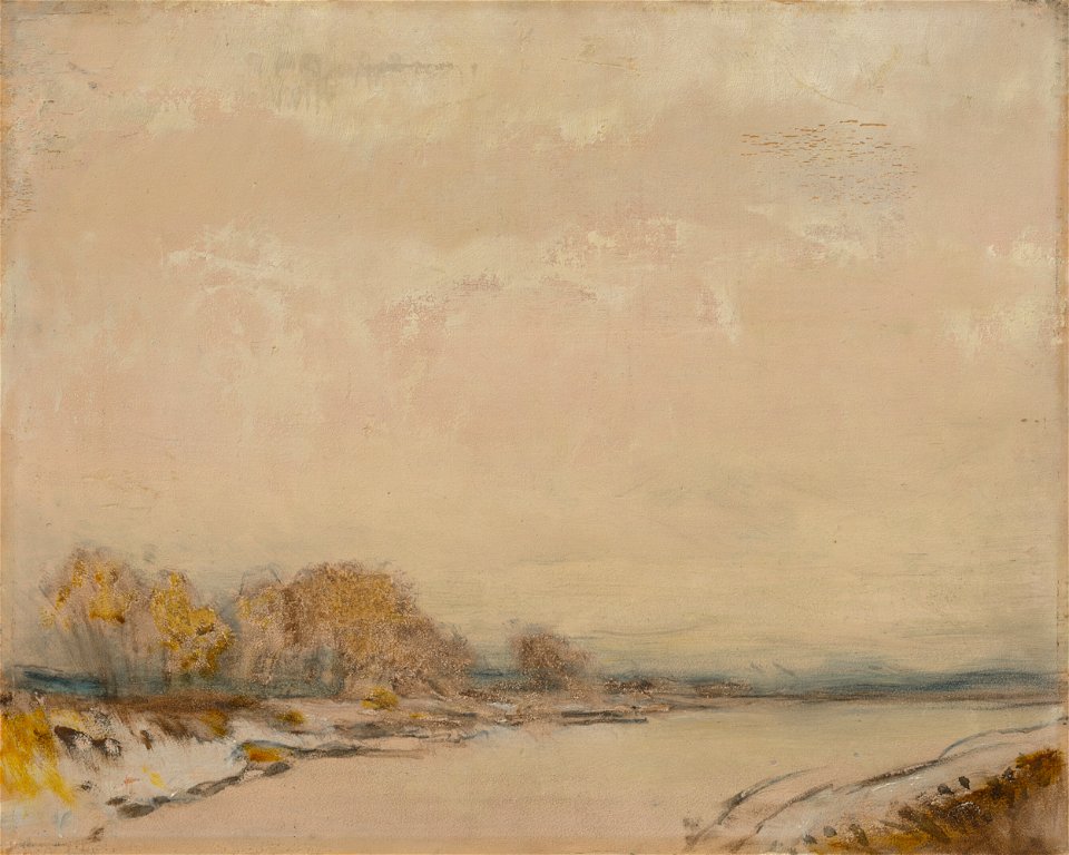 Ladislav Mednyánszky - Landscape with a River - O 2463 - Slovak National Gallery