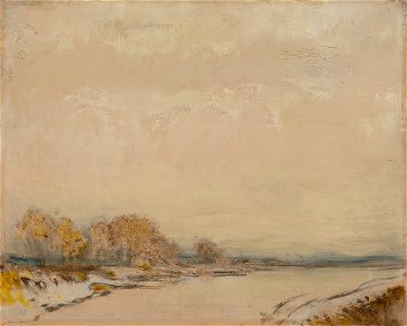 Ladislav Mednyánszky - Landscape with a River - O 2463 - Slovak National Gallery