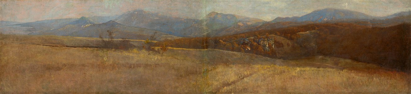 Ladislav Mednyánszky - Veľká jesenná považská krajina - O 2483 - Slovak National Gallery