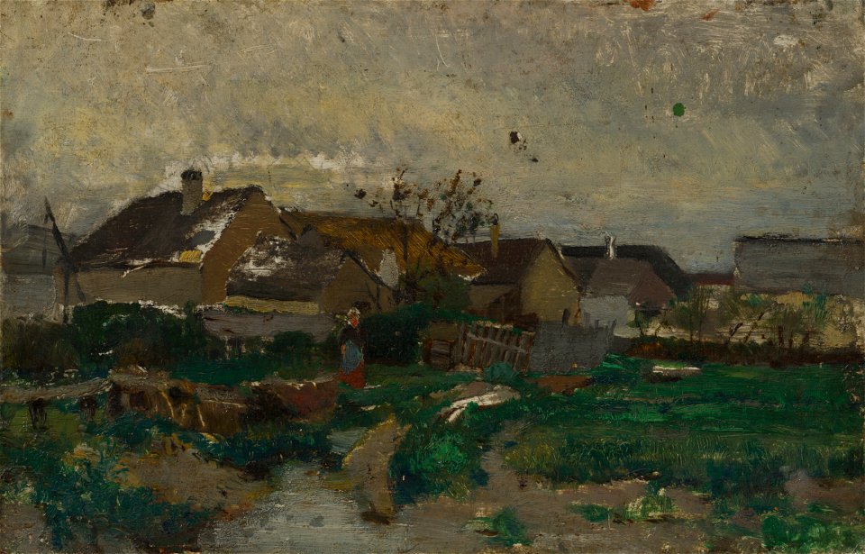 Ladislav Mednyánszky - Village - O 3276 - Slovak National Gallery