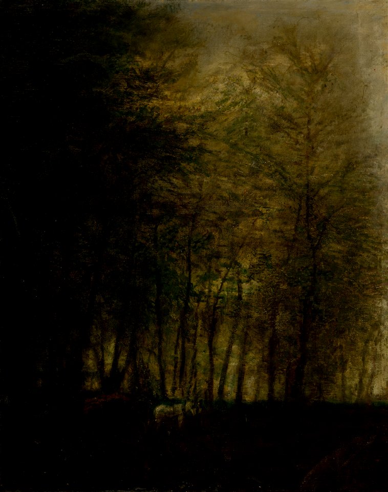 Ladislav Mednyánszky - Wagon in the Woods - O 2455 - Slovak National Gallery