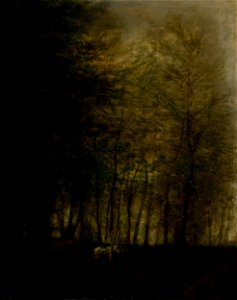Ladislav Mednyánszky - Wagon in the Woods - O 2455 - Slovak National Gallery