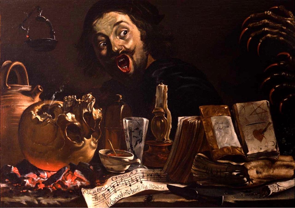 Self-portrait by Pieter-Jacobsz van Laer