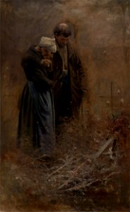 Ladislav Mednyánszky - Over the Grave - O 3642 - Slovak National Gallery