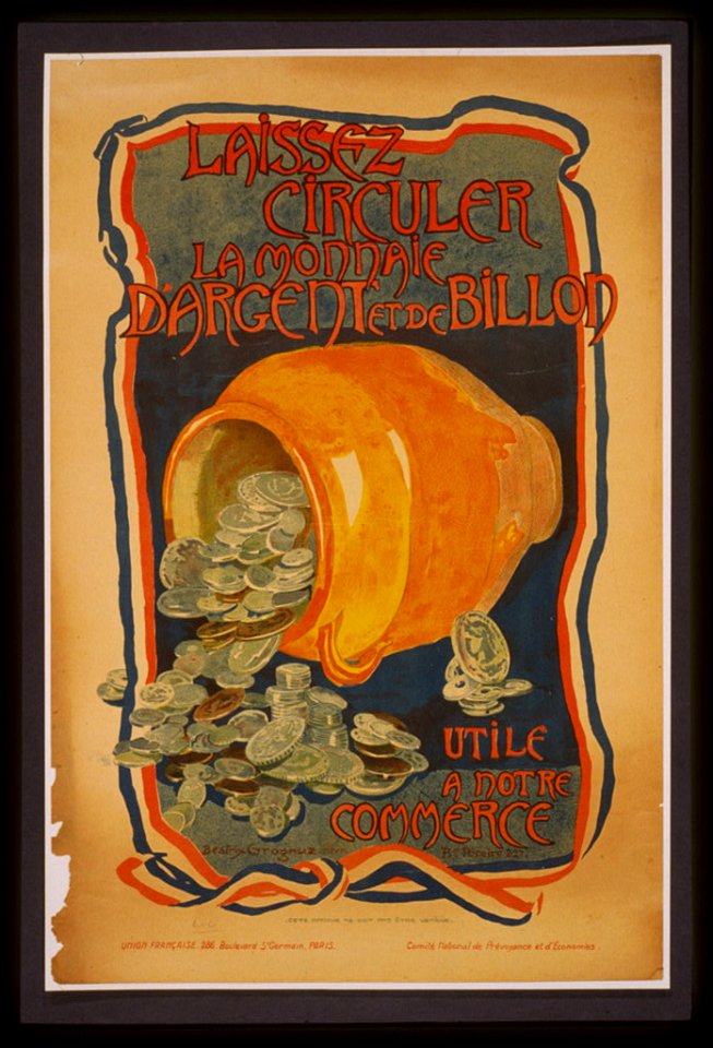 Laissez circuler la monnaie d'argent et de billon utile á notre commerce - Béatrix Grognuz. LCCN99613610