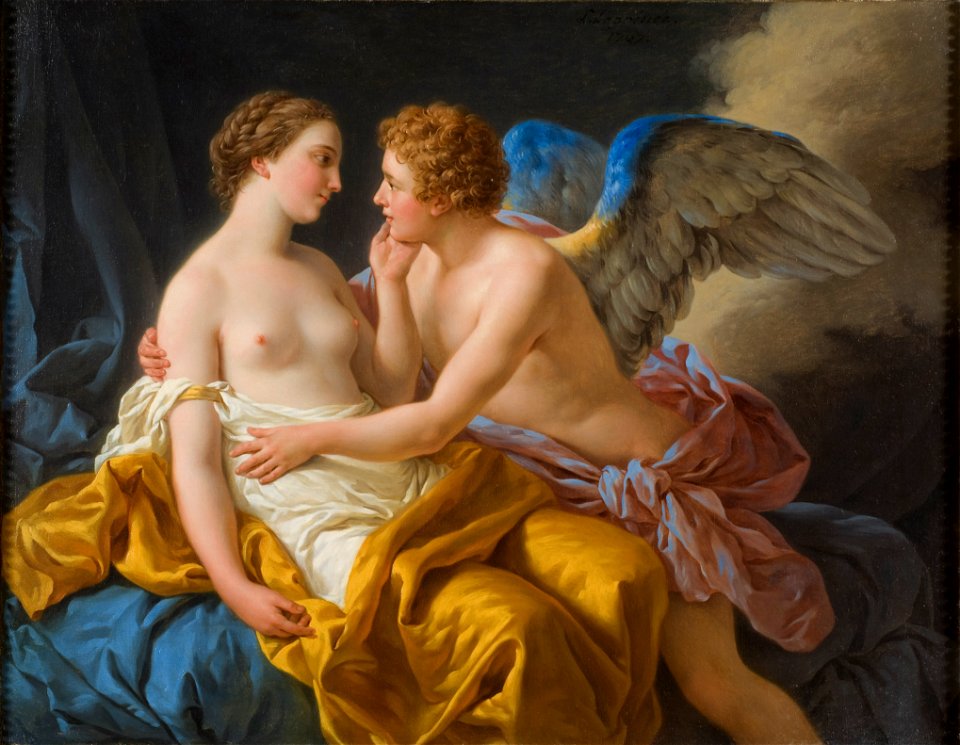 Louis Jean Francois Lagrenée - Amor and Psyche