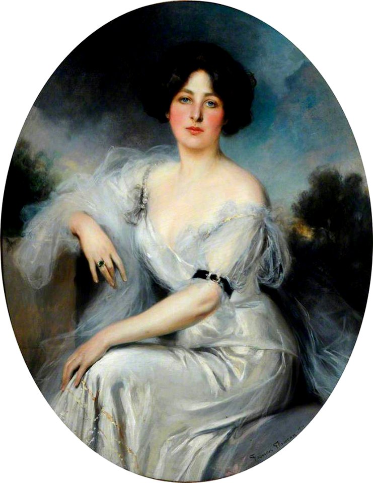 Lady Elsie Duveen, née Solomon by François Flameng, 1910