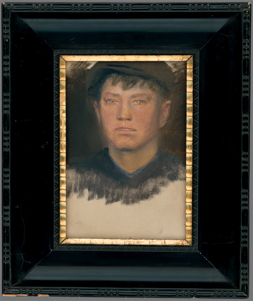 Ladislav Mednyánszky - Portrét chlapca - O 176 - Miloš Alexander Bazovský Gallery