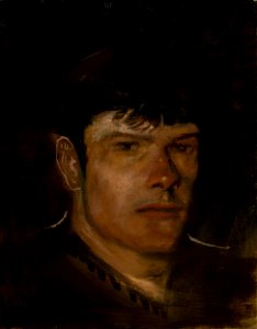 Ladislav Mednyánszky - Lad with a Large Ear and a Small Hat - O 5006 - Slovak National Gallery