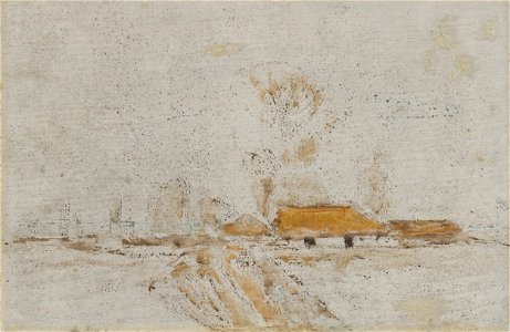 Ladislav Mednyánszky - White Hamlet - O 3015 - Slovak National Gallery