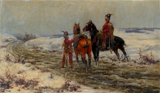 Ladislav Pataky - Kuruci na koňoch - O 2119 - Slovak National Gallery