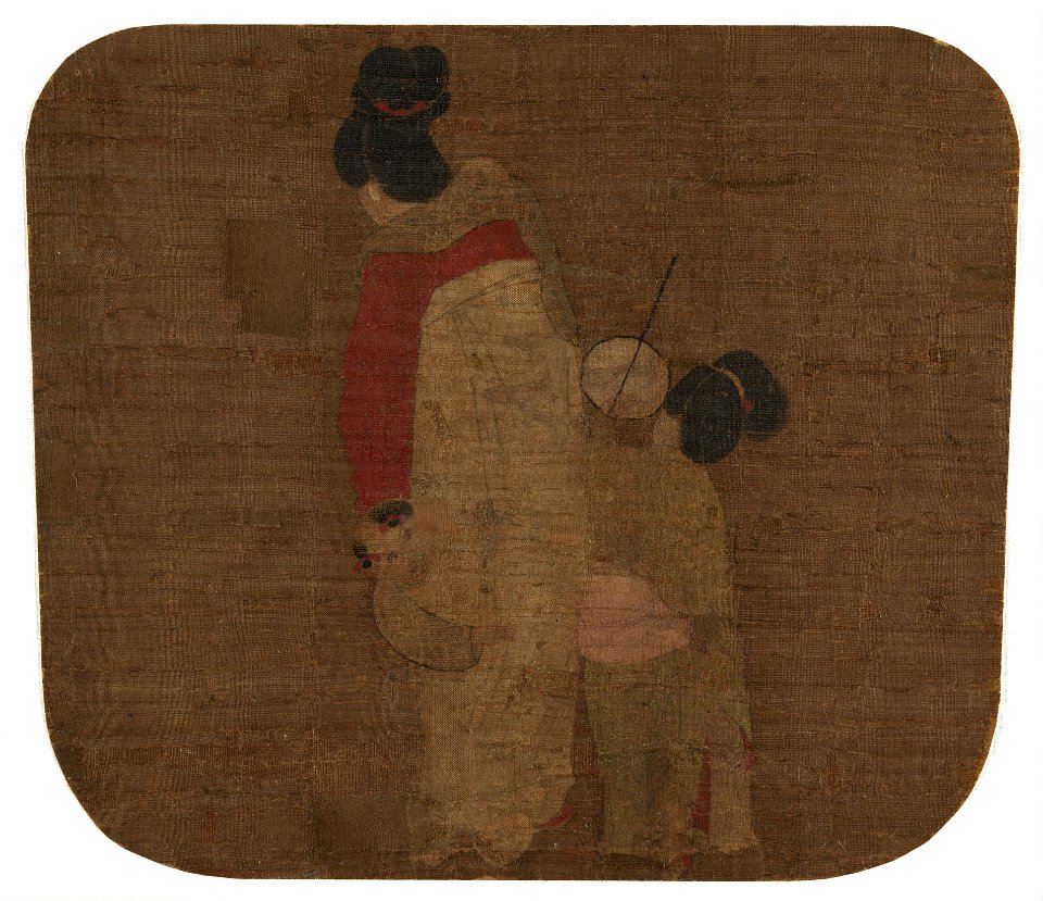 Lady and Children Copy after Zhou Fang. Ming dinasty. Metmuseum
