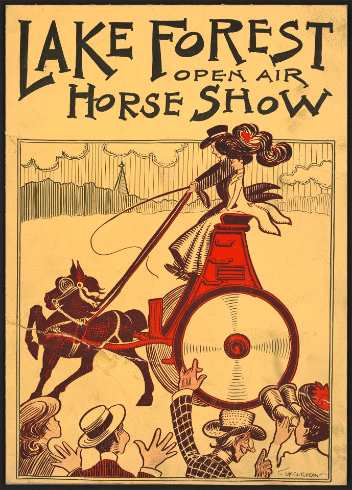 Lake forest open air horse show LCCN2015645393