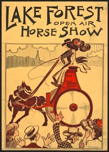 Lake forest open air horse show LCCN2015645393