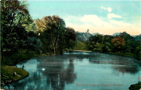 Lake in Peoples Garden, Dublin