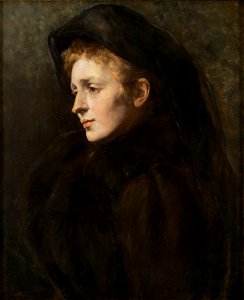 Lady in Mourning (Hildegard Thorell) - Nationalmuseum - 19852