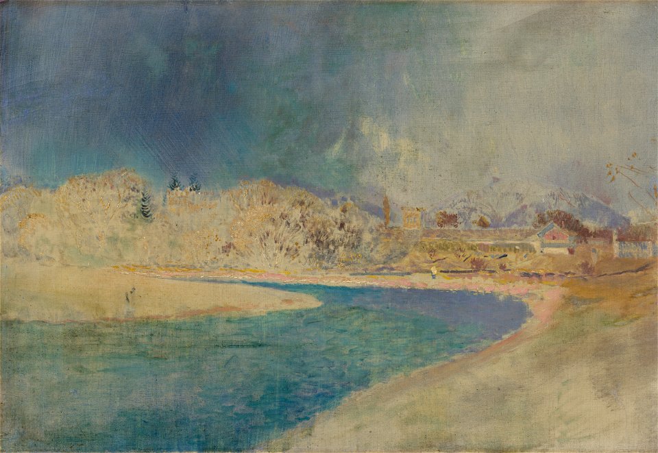 Ladislav Mednyánszky - Ohyb rieky Poprad pri Strážkach - O 4994 - Slovak National Gallery