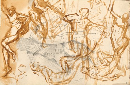 Ladislav Mednyánszky - Štúdie postáv - K 12096-2 - Slovak National Gallery