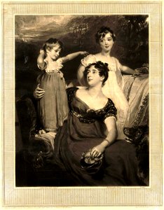 Lady Acland (Arthur Henry Dyke Acland; Lydia Elizabeth (Hoare), Lady Acland; Sir Thomas Dyke Acland, 11th Bt) by Samuel Cousins