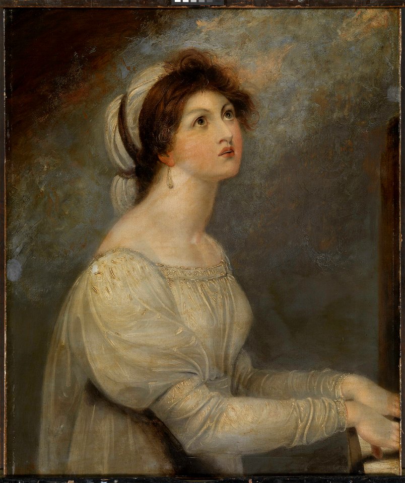 Lady Hamilton as Saint Cecilia RMG L3185