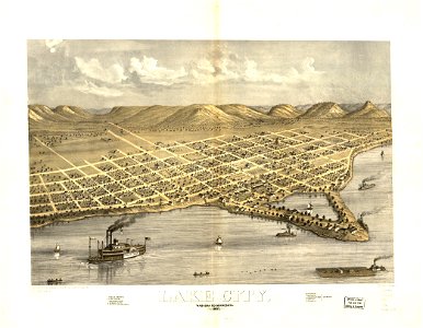Lake City, Wabasha Co., Minnesota 1867. LOC 73693454