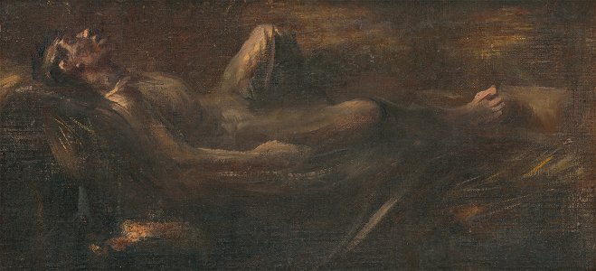 Ladislav Mednyánszky - Umierajúci rybár - O 2599 - East Slovak Gallery